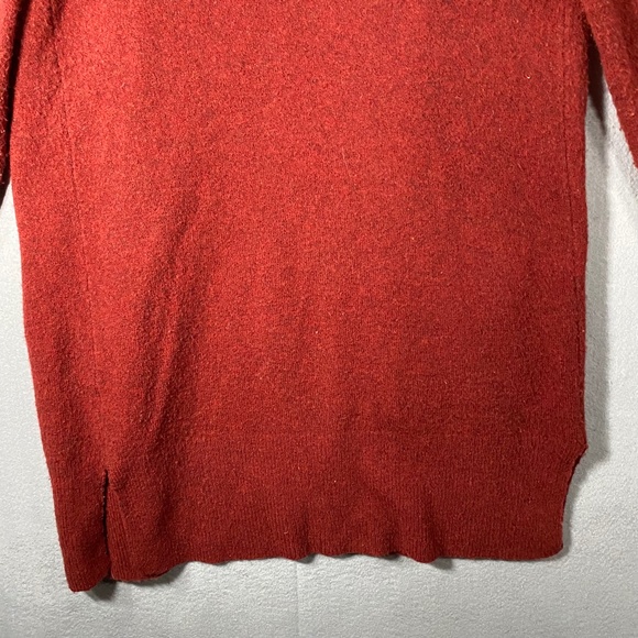 Madewell Cozy Cardigan Sweater Merino Alpaca Wool Pockets Red Womens XXS - Picture 9 of 11